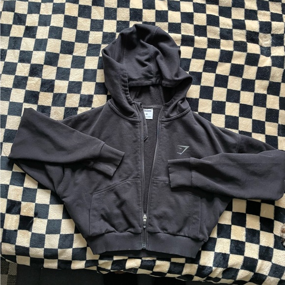 NWOT GYMSHARK Womens cropped zip up - Picture 3 of 4
